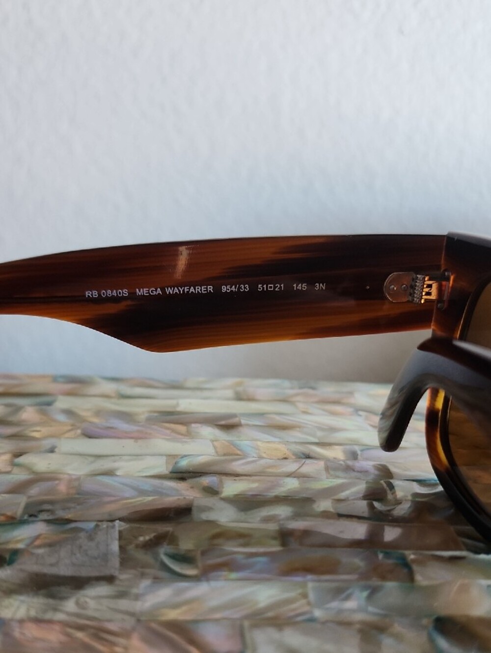 Men Brown Mega Raybans - Picture 4 of 8